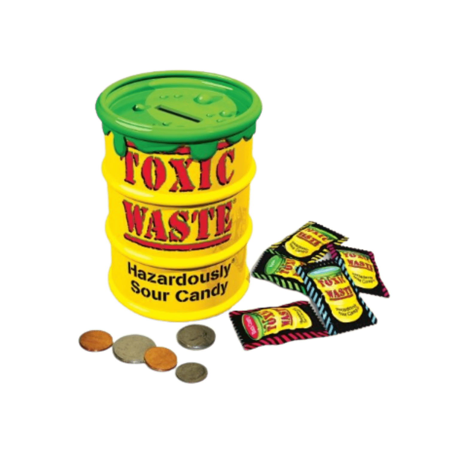 Toxic Waste Giant Coin Bank Lolli Pops Lolli and Pops