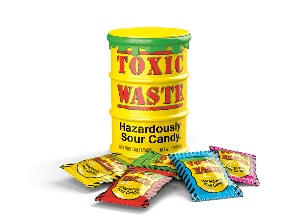 Toxic Waste Hazardously Sour Candy - 48 gr - Bubble Roma