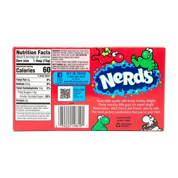 Nerds Frosty Candy, Watermelon Cherry Punch - 5 oz