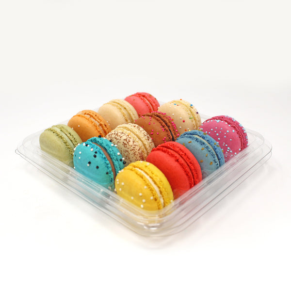 Mini Macarons Assortis - 12 buc