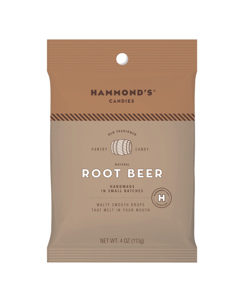 Lolli and Pops Classic Hammonds Root Beer Drops Bag