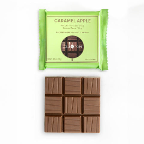 Lolli and Pops L&P Collection Caramel Apple Chocolate Bar