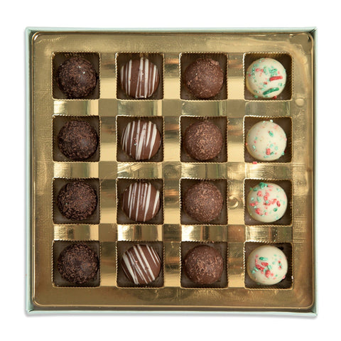 Lolli and Pops L&P Collection Cocoa & Cookies 16 Piece Truffle Collection