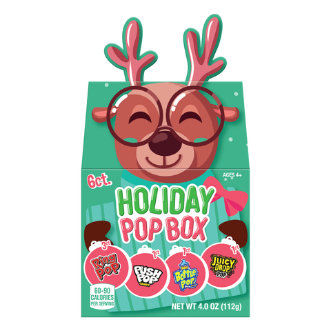 Lolli and Pops Novelty Bazooka Holiday Pop Box