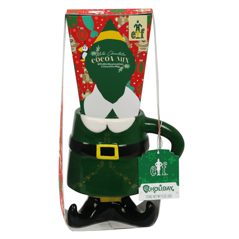 Lolli and Pops Novelty Elf Mug with Hot Cocoa Mix