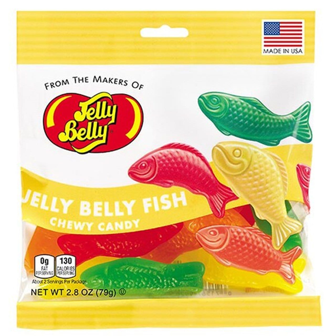 Jelly Belly Chewy Candy, Fish - 2.8 oz